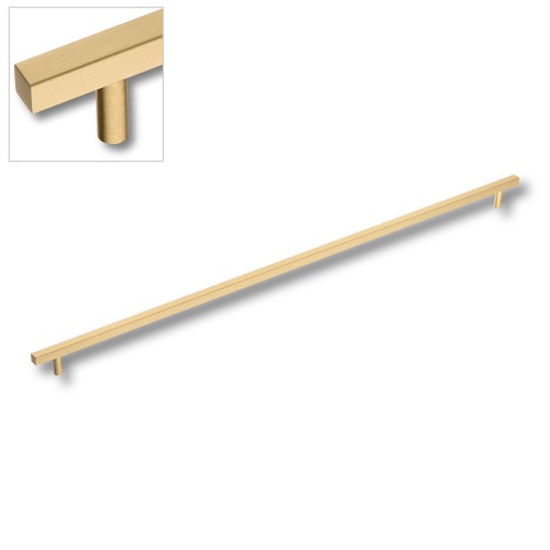 Ручка рейлинг 8807 0576 BB цвет матовое золото длина 626 мм, крепление 576 мм