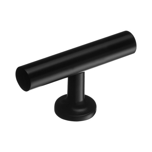 Ручка кнопка 8885 0008 AL6-AL6 цвет черный матовый ширина 60 мм