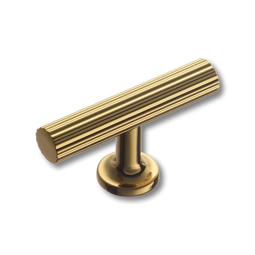 Ручка кнопка 8887 0008 GL-GL цвет глянцевое золото ширина 60 мм