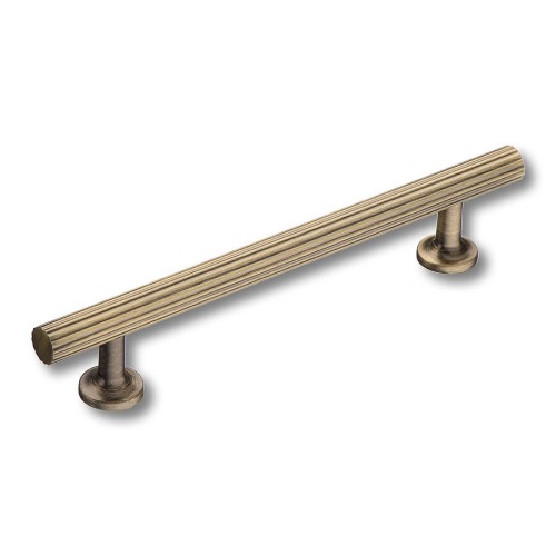 Ручка скоба 8887 0128 ABM-ABM цвет состаренная латунь длина 178 мм, крепление 128 мм