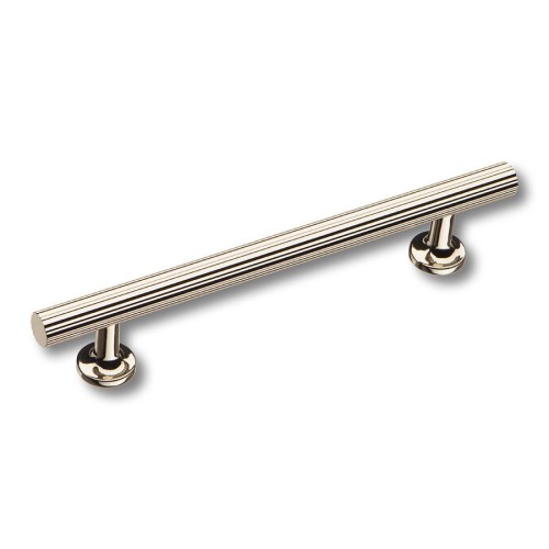 Ручка скоба 8887 0128 PN-PN цвет полированный глянцевый никель длина 178 мм, крепление 128 мм 