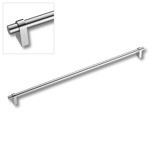 Ручка рейлинг 8951 0480 CR-CR цвет глянцевый хром длина 516 мм, крепление 480 мм