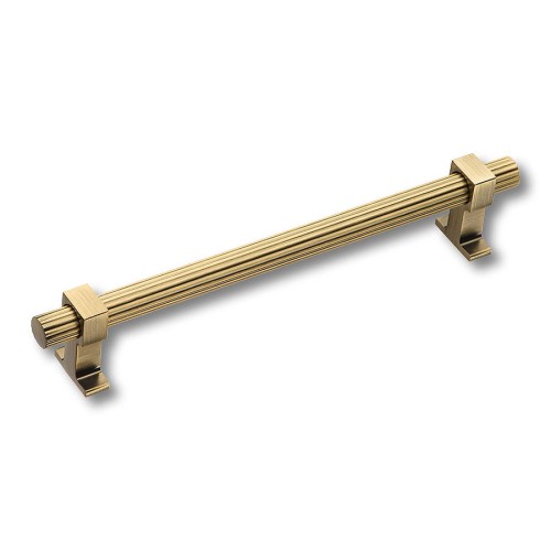 Ручка рейлинг 8957 0160 ABM-ABM цвет состаренная латунь длина 196 мм, крепление 160 мм