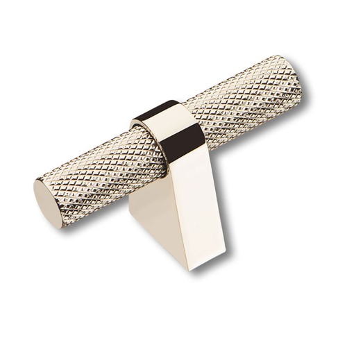 Ручка кнопка 8965 0008 PN-PN цвет глянцевый полированный никель ширина 60 мм