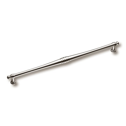 Ручка скоба BU 004.320.15 цвет глянцевое серебро длина 350 мм, крепление 320 мм