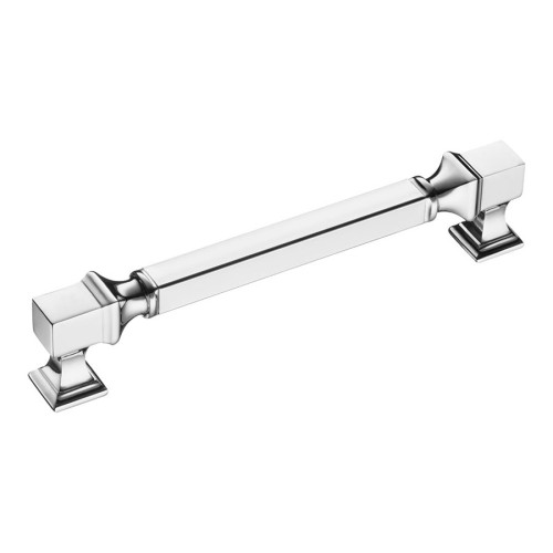 Ручка рейлинг BU 015.160.07SQ цвет глянцевый хром длина 179 мм, крепление 160 мм