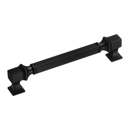 Ручка рейлинг BU 015.160.09SQ цвет черный матовый длина 179 мм, крепление 160 мм