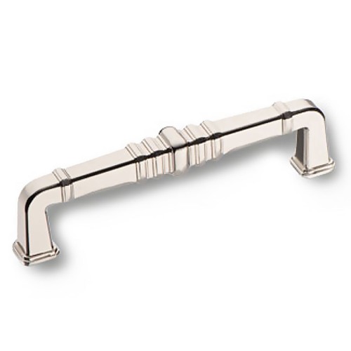 Ручка скоба KT 012.128.42 цвет глянцевый никель длина 162 мм, крепление 128 мм