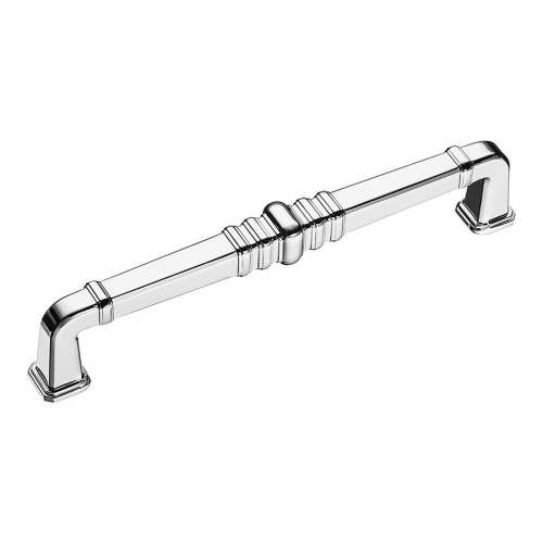 Ручка скоба KT 012.160.07 цвет глянцевый хром длина 194 мм, крепление 160 мм 