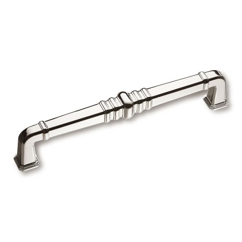 Ручка скоба KT 012.160.15 цвет глянцевое серебро длина 194 мм, крепление 160 мм