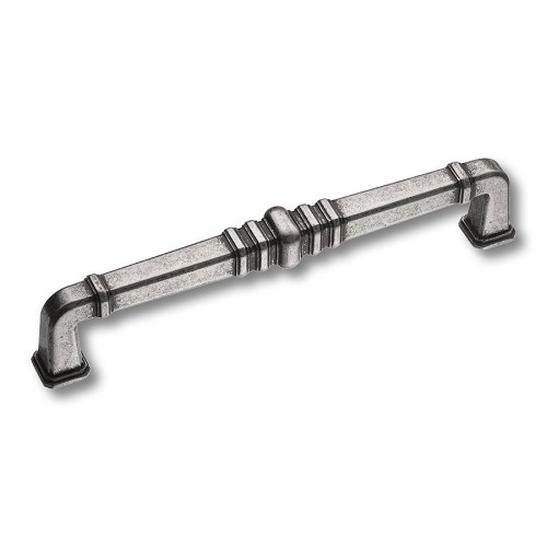 Ручка скоба KT 012.160.16 цвет античное серебро длина 194 мм, крепление 160 мм 