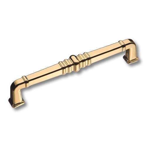 Ручка скоба KT 012.160.19 цвет глянцевое золото длина 194 мм, крепление 160 мм Ручка скоба KT 012.160.19 цвет глянцевое золото длина 194 мм, крепление 160 мм