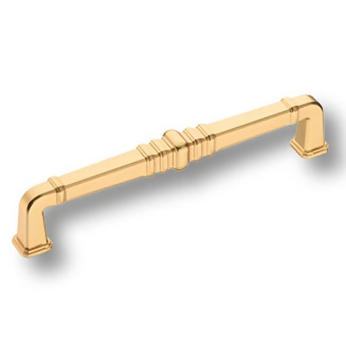 Ручка скоба KT 012.160.22 цвет матовое золото длина 194 мм, крепление 160 мм 