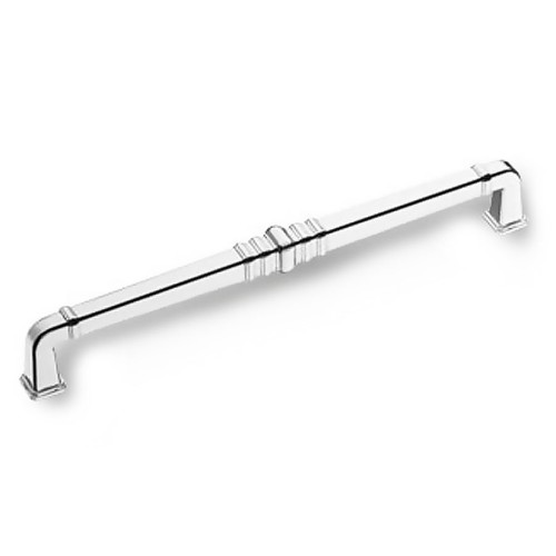 Ручка скоба KT 012.224.07 цвет глянцевый хром длина 258 мм, крепление 224 мм