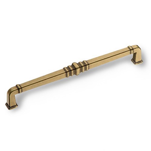 Ручка скоба KT 012.224.12 цвет античная бронза длина 258 мм, крепление 224 мм