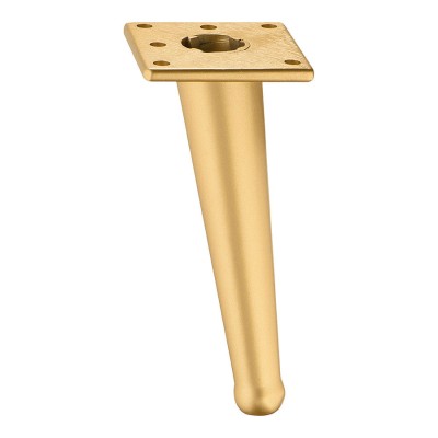 Опора мебельная 1180 0140 Gold Varak серия Bone цвет матовое золото высота 140 мм