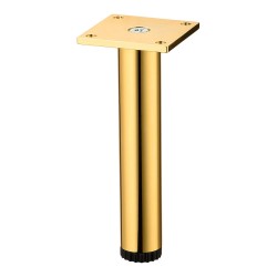 Опора мебельная 1390.140 Gold цвет глянцевое золото высота 140 мм