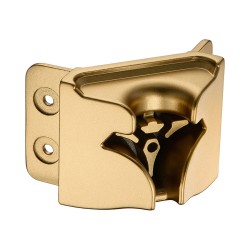 Коннектор для мебельной опоры серия CRUZ модель 2394 Gold Varak Baza цвет матовое золото Коннектор для мебельной опоры серия CRUZ модель 2394 Gold Varak Baza цвет матовое золото