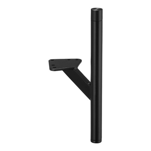 Опора мебельная 2460 140-260 Matt Black цвет черный матовый высота 140 / 260 мм 