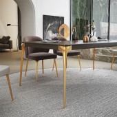 Опора мебельная 3020 400 Chrome цвет глянцевый хром высота 400 мм 