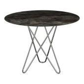 Опора мебельная ESA-300 Chrome цвет глянцевый хром высота 400 мм 