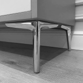 Опора мебельная ESL 307-150 Chrome цвет глянцевый хром высота 150 мм 