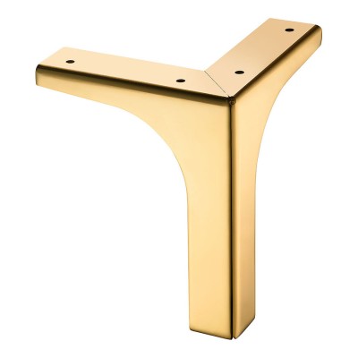 Опора мебельная ESL 313-150 Gold цвет глянцевое золото высота 150 мм 