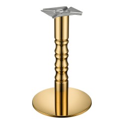 Опора мебельная для стола EXC 1907 Gold цвет глянцевое золото высота 710 мм Опора мебельная для стола EXC 1907 Gold цвет глянцевое золото высота 710 мм