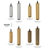 Опора мебельная регулируемая FL1010 0150 NB-NB цвет никель высота 150 мм