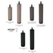 Опора мебельная регулируемая FL1010 0150 NB-NB цвет никель высота 150 мм