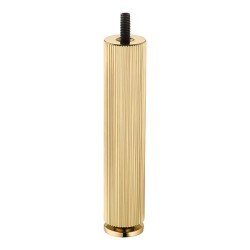 Опора мебельная регулируемая FL1020 0150 GL-GL цвет глянцевое золото высота 150 мм