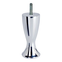 Опора мебельная KAL-0104-0120-A01 цвет глянцевый хром высота 120 мм 