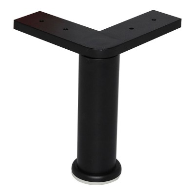 Опора мебельная KAX-0006-0160-B13 цвет черный матовый высота 160 мм 
