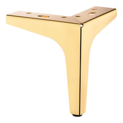 Опора мебельная KAX-0046-0150-A09 цвет глянцевое золото высота 150 мм