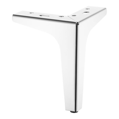 Опора мебельная KAX-0046-0176-A01 цвет глянцевый хром высота 176 мм 