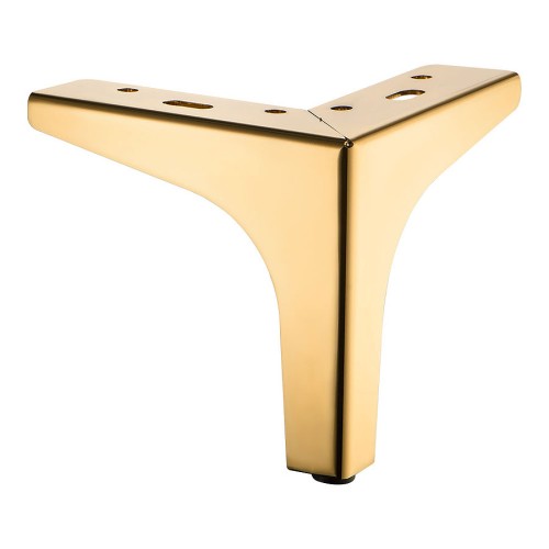 Опора мебельная KAX-0047-0130-I01 цвет глянцевое золото высота 130 мм Опора мебельная KAX-0047-0130-I01 цвет глянцевое золото высота 130 мм