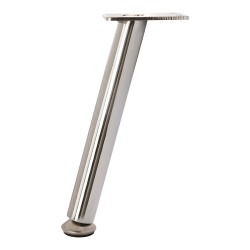 Опора мебельная KAX-0068-0180-A01 цвет глянцевый хром высота 180 мм