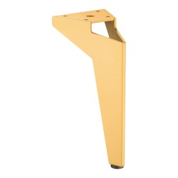 Опора мебельная KAX-0422-0175-C35 цвет глянцевое золото высота 175 мм 