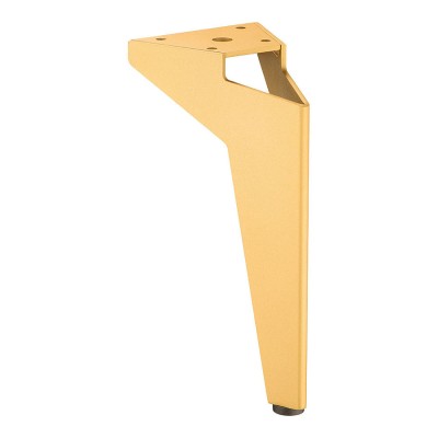 Опора мебельная KAX-0422-0175-C35 цвет глянцевое золото высота 175 мм 