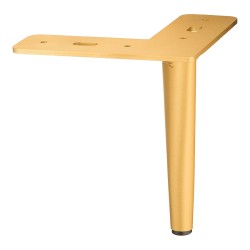 Опора мебельная KAX-0441-0150-C35 цвет матовое золото высота 150 мм 