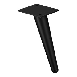 Опора мебельная KAX-0451-0150-B13 цвет черный высота 150 мм 