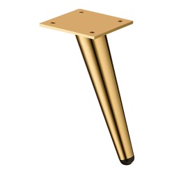 Опора мебельная KAX-0451-0150-I01 цвет глянцевое золото высота 150 мм 