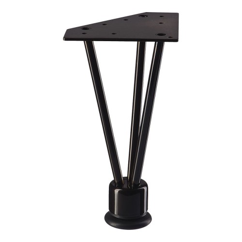 Опора мебельная KAX-0740-0220-B13 цвет черный высота 220 мм Опора мебельная KAX-0740-0220-B13 цвет черный высота 220 мм