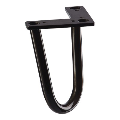 Опора мебельная KAX-0741-0150-B13 цвет черный высота 150 мм 