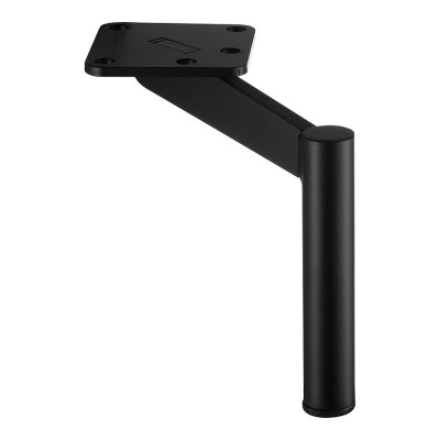 Опора мебельная KAX-0802-0160-B13 цвет черный высота 160 мм 