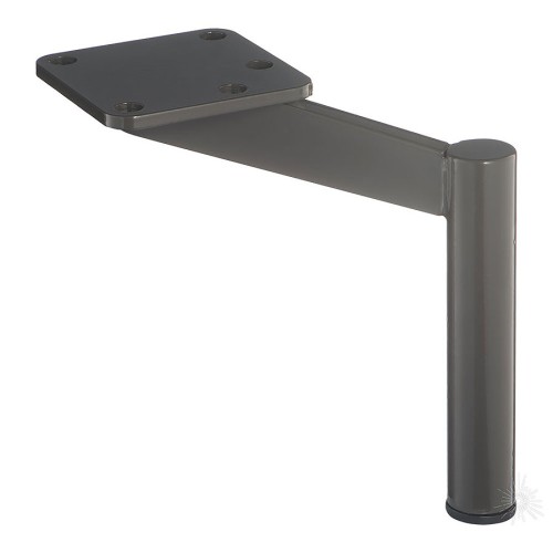 Опора мебельная KAX-0802-0160-B21 цвет серый высота 160 мм 