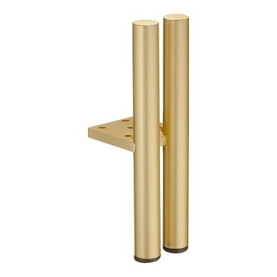 Опора мебельная KAX-0807-0100-C25 цвет матовое золото высота 100 / 200 мм 