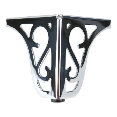 Опора мебельная KAX-4603-0100-A01 цвет глянцевый хром высота 100 мм 