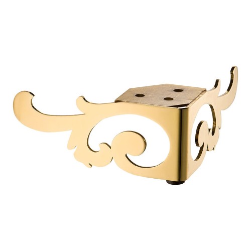 Опора мебельная KAX-4605-0065-A09 цвет глянцевое золото высота 70 мм Опора мебельная KAX-4605-0065-A09 цвет глянцевое золото высота 70 мм