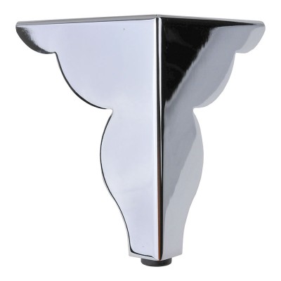 Опора мебельная KAX-4624-0123-A01 цвет глянцевый хром высота 123 мм 